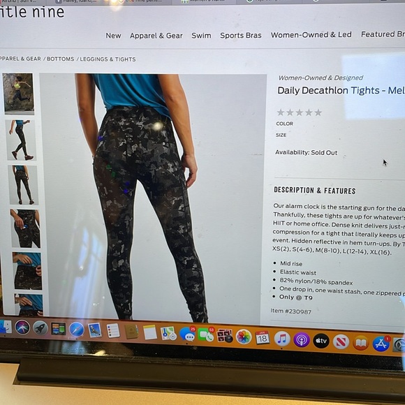 Title Nine Daily Decathlon Tights - Picture 8 of 8